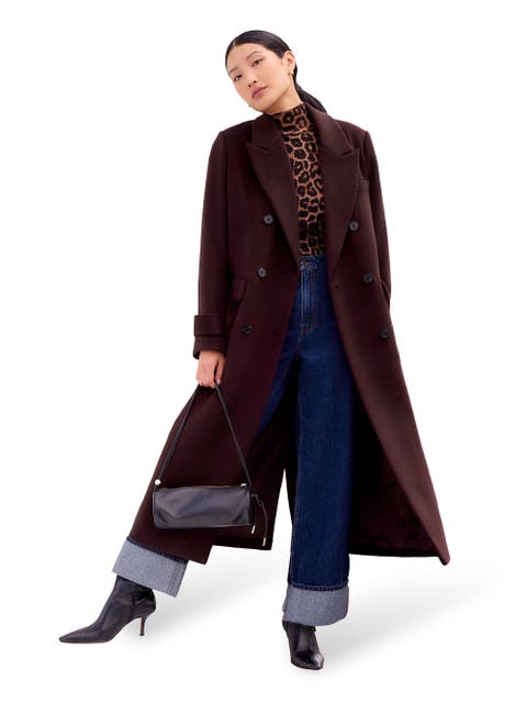 Wool Blend Oversized Coat