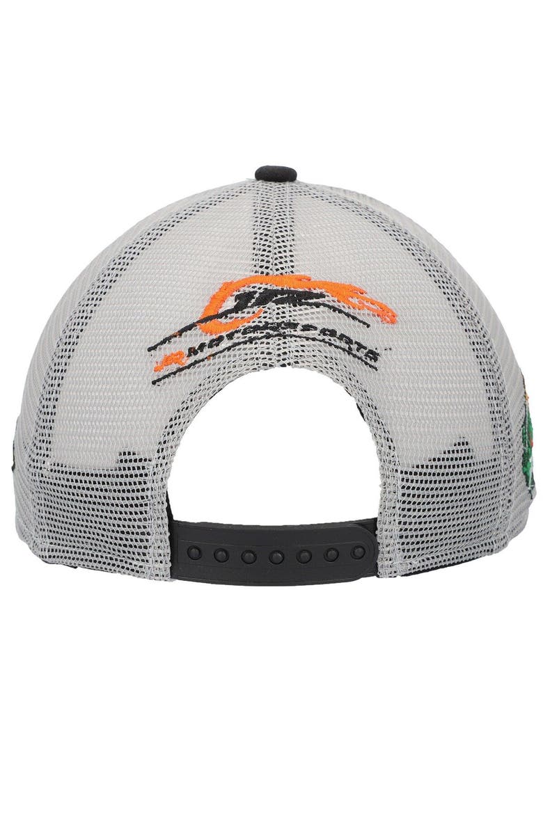 New Era Men's New Era Gray Dale Earnhardt Jr. Bass Pro Shops Side Hit Adjustable Trucker Hat, Alternate, color,