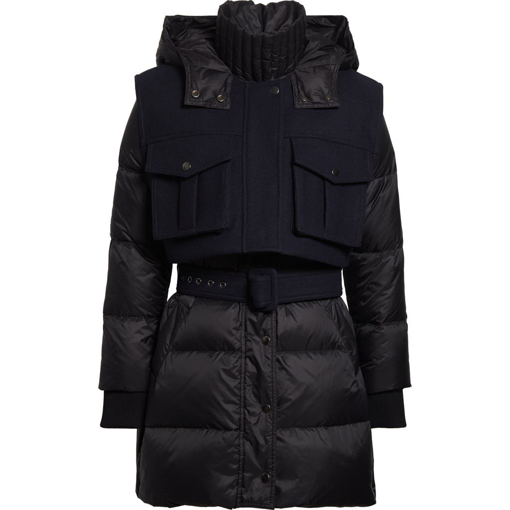Veronica Beard Jarvis Down Puffer Jacket In Black
