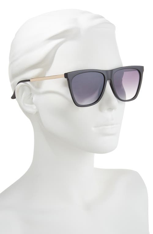 Bp. Oversize Cateye Sunglasses In Black-gold