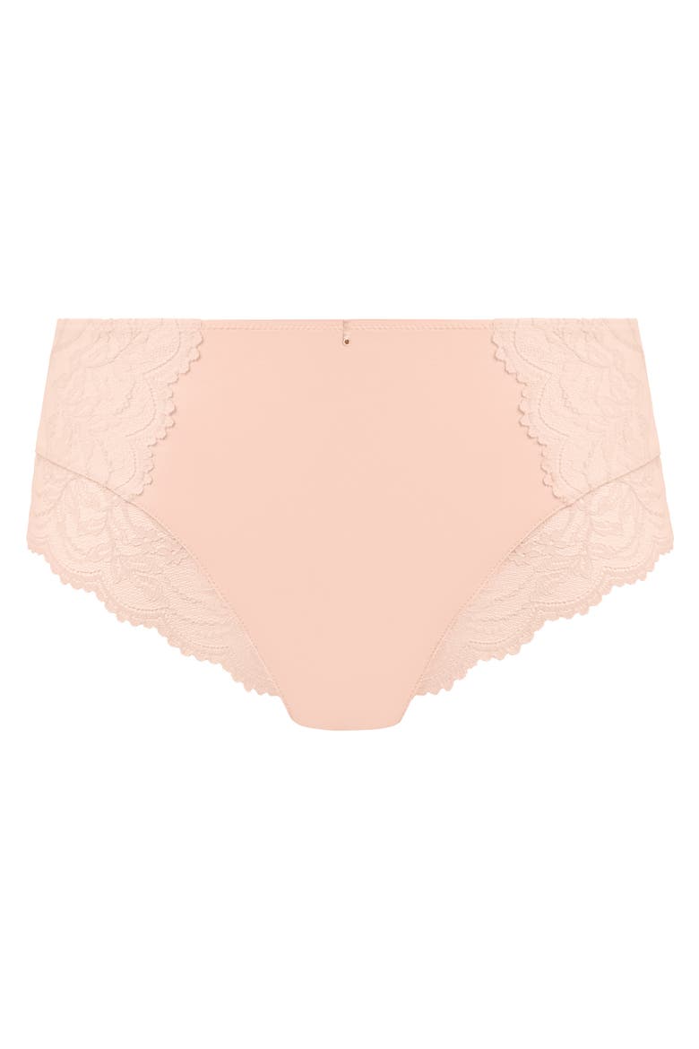 Cesile High Waist Briefs, Alternate, color, PEACH SORBET