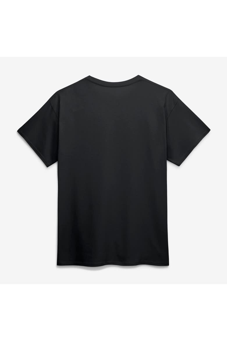 Men's Logo Athletic Black San Antonio Spurs Wordmark T-Shirt, Alternate, color, Black