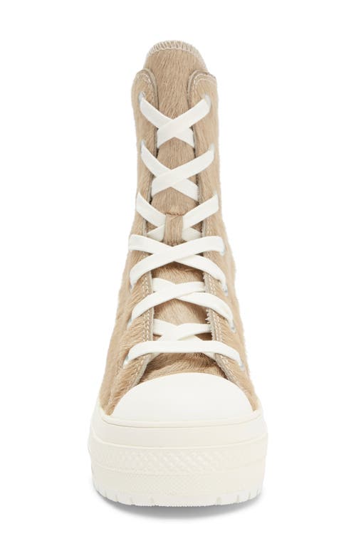 Converse Chuck 70 De Luxe Genuine Calf Hair Block Heel Sneaker