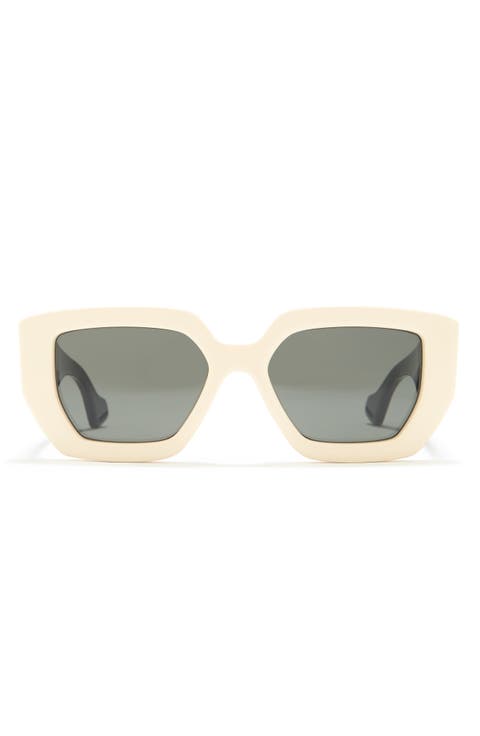 55mm Rectangle Sunglasses