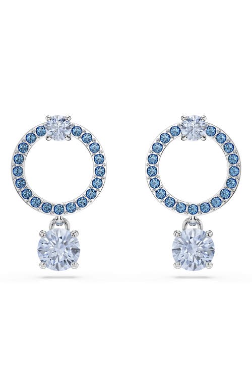 Swarovski Attract Drop Earrings In Blue