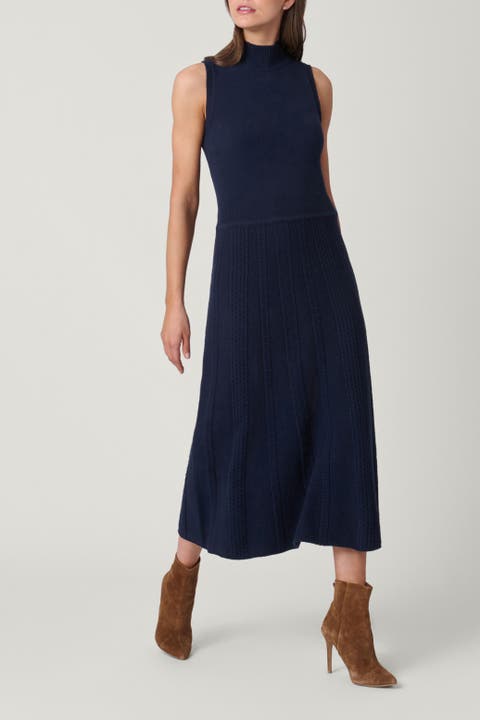 Eldridge Cable Knit Carmen Dress