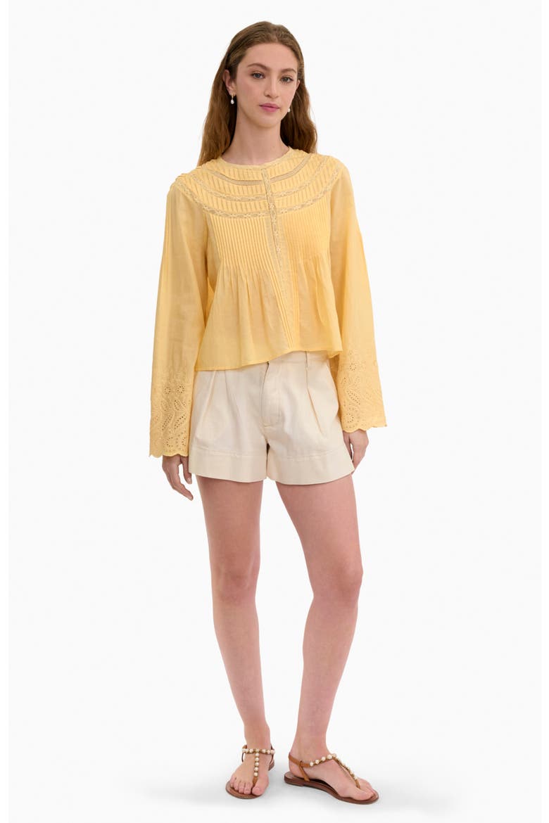 Sabine Blouse, Main, color, Daisy Yellow