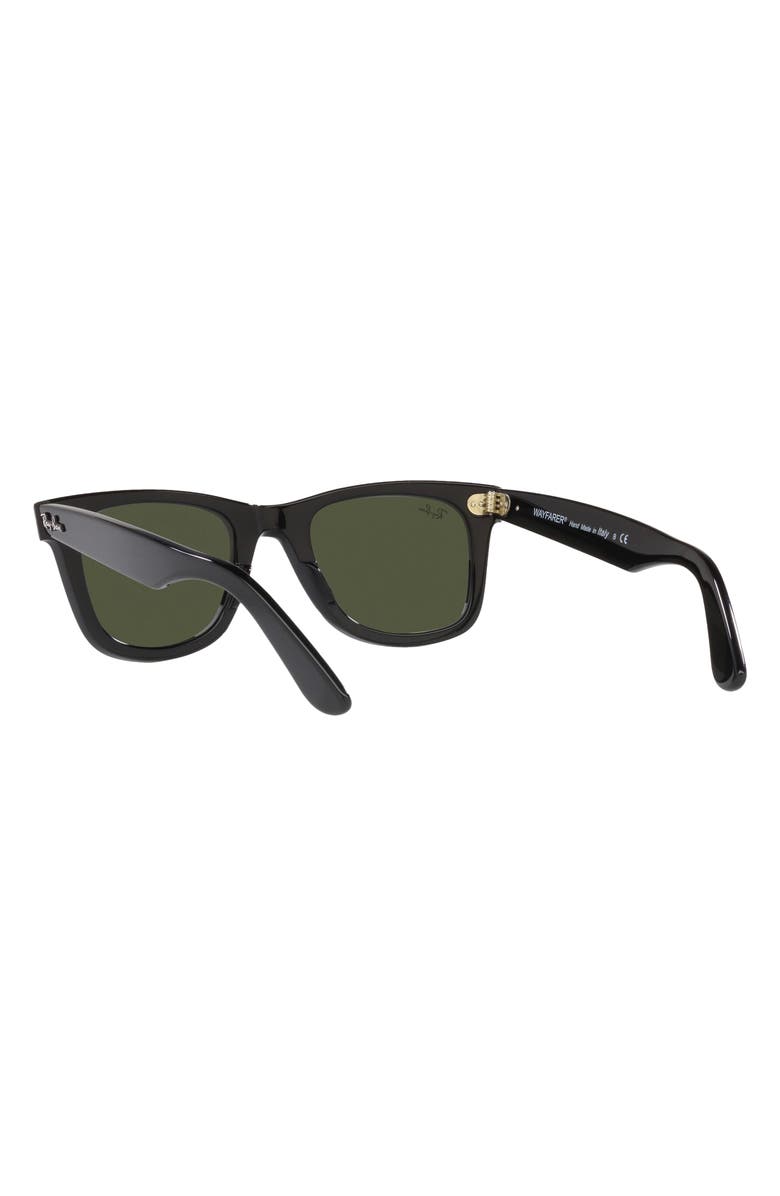 Ray-Ban Wayfarer 50mm Square Sunglasses, Alternate, color, Dark Green
