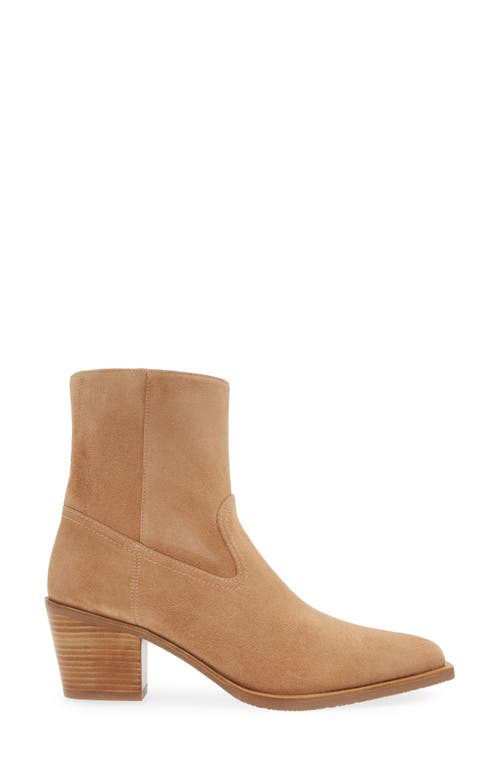 Stuart Weitzman Tate Bootie In Brown