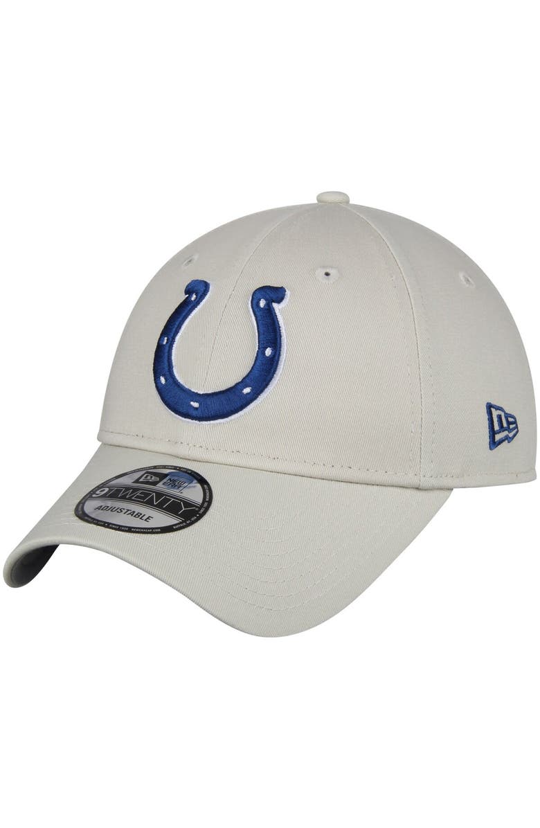 New Era Men's New Era Khaki Indianapolis Colts Playmaker 9TWENTY Adjustable Hat, Main, color, 