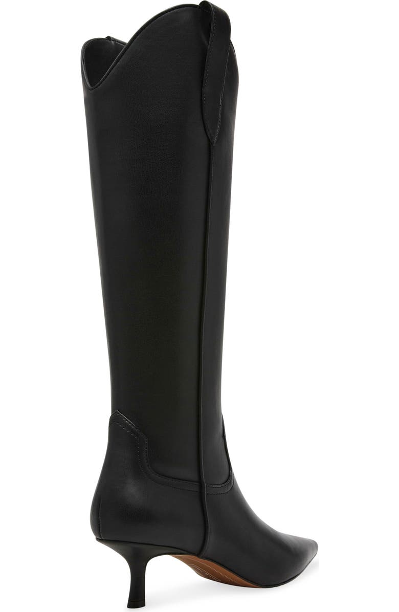 Steven New York Britt Knee High Western Boot, Alternate, color, Black