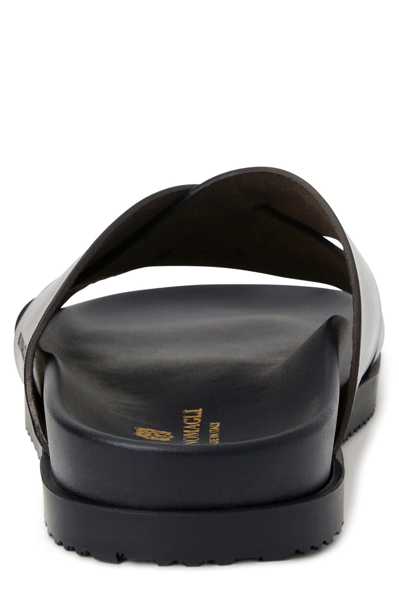 Bologna Slide Sandal, Alternate, color, DARK BROWN