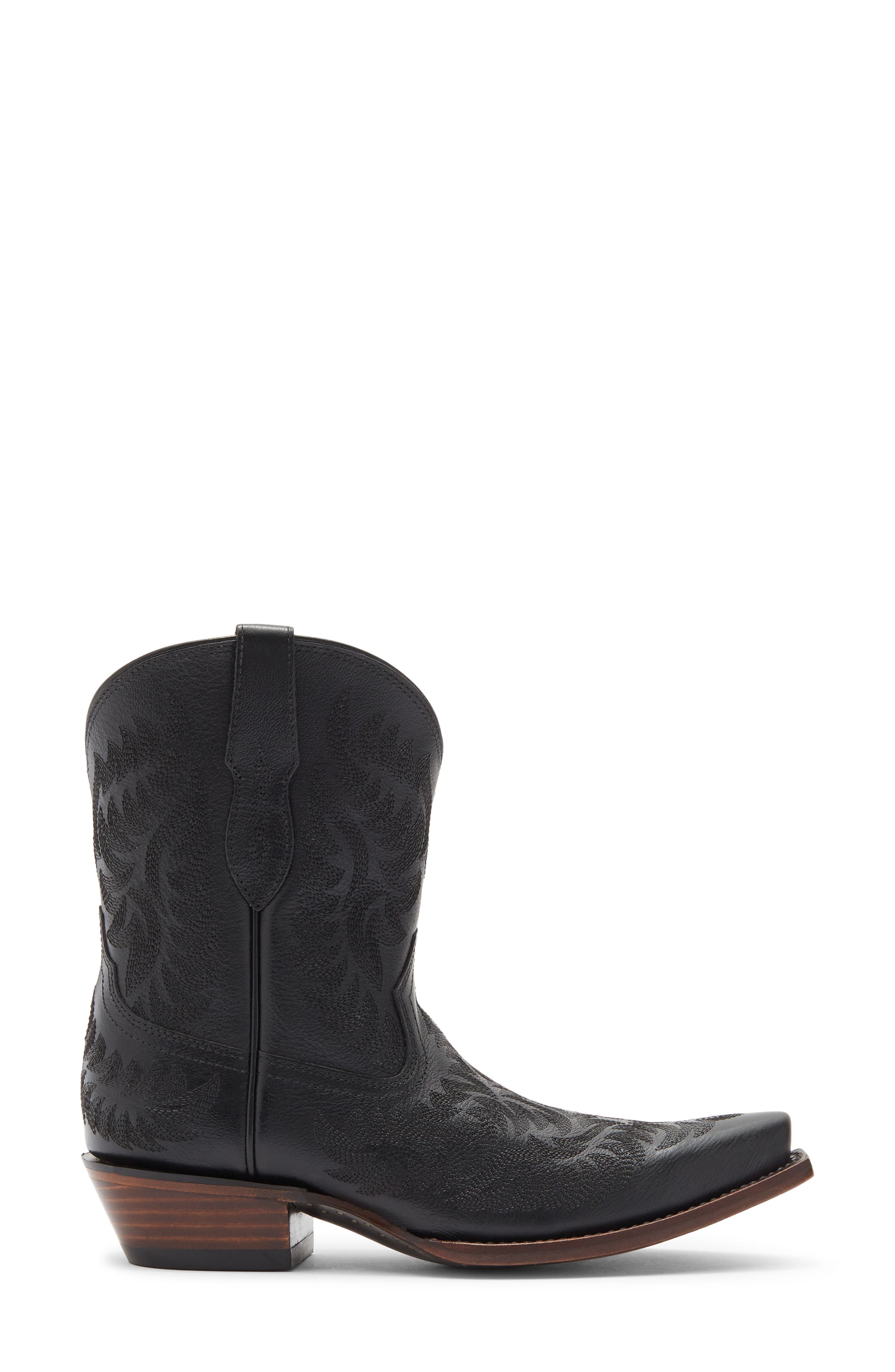 Cate Western Boot, Alternate, color, OBSIDIAN