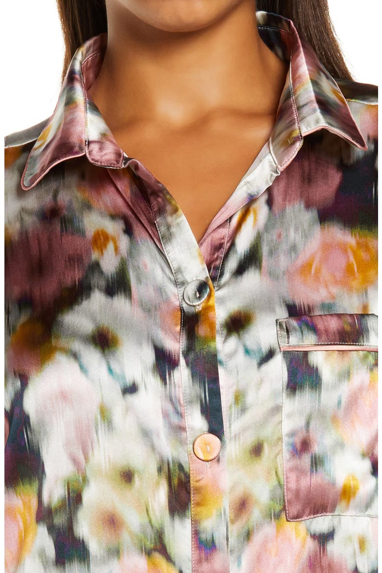 x Liberty of London Hazy Days Silk Pajamas, Alternate, color, MULTI