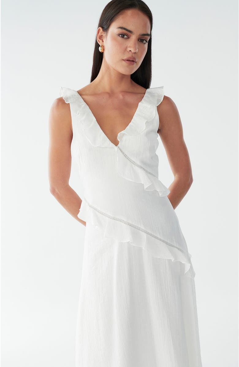 BWLDR Fallon Maxi Dress, Alternate, color, White