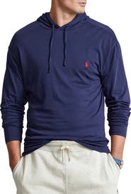 Polo Ralph Lauren Big & Tall Jersey Hooded Long-Sleeve T-Shirt