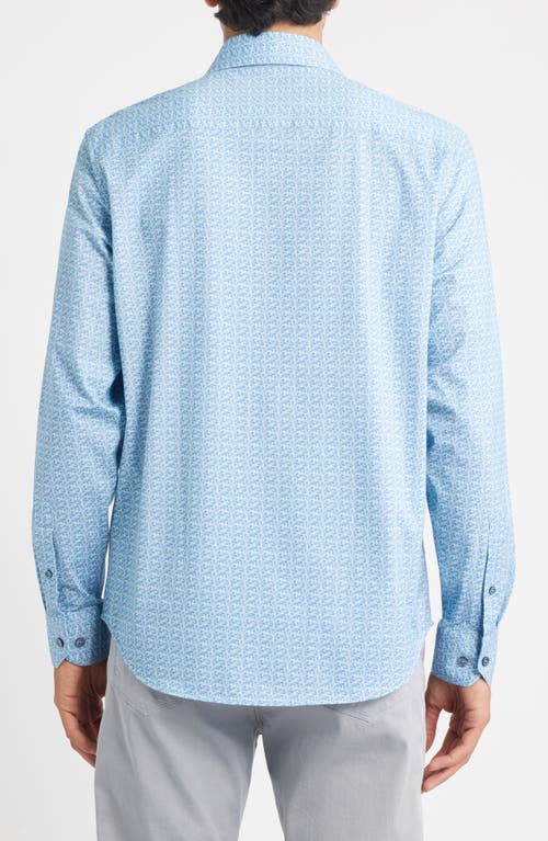 Bugatchi James Ooohcotton® Floral Button-up Shirt In Animal Print