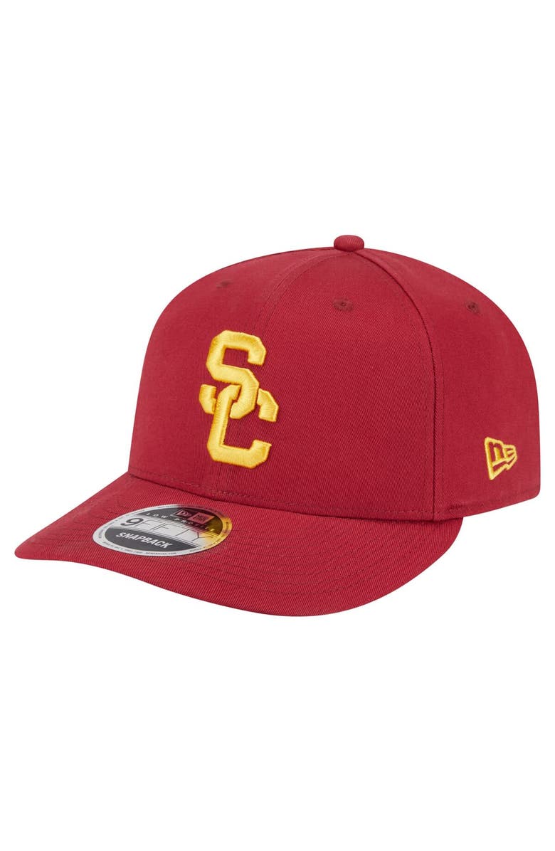 New Era Men's New Era Cardinal USC Trojans Low Profile 9FIFTY Snapback Hat, Main, color, 