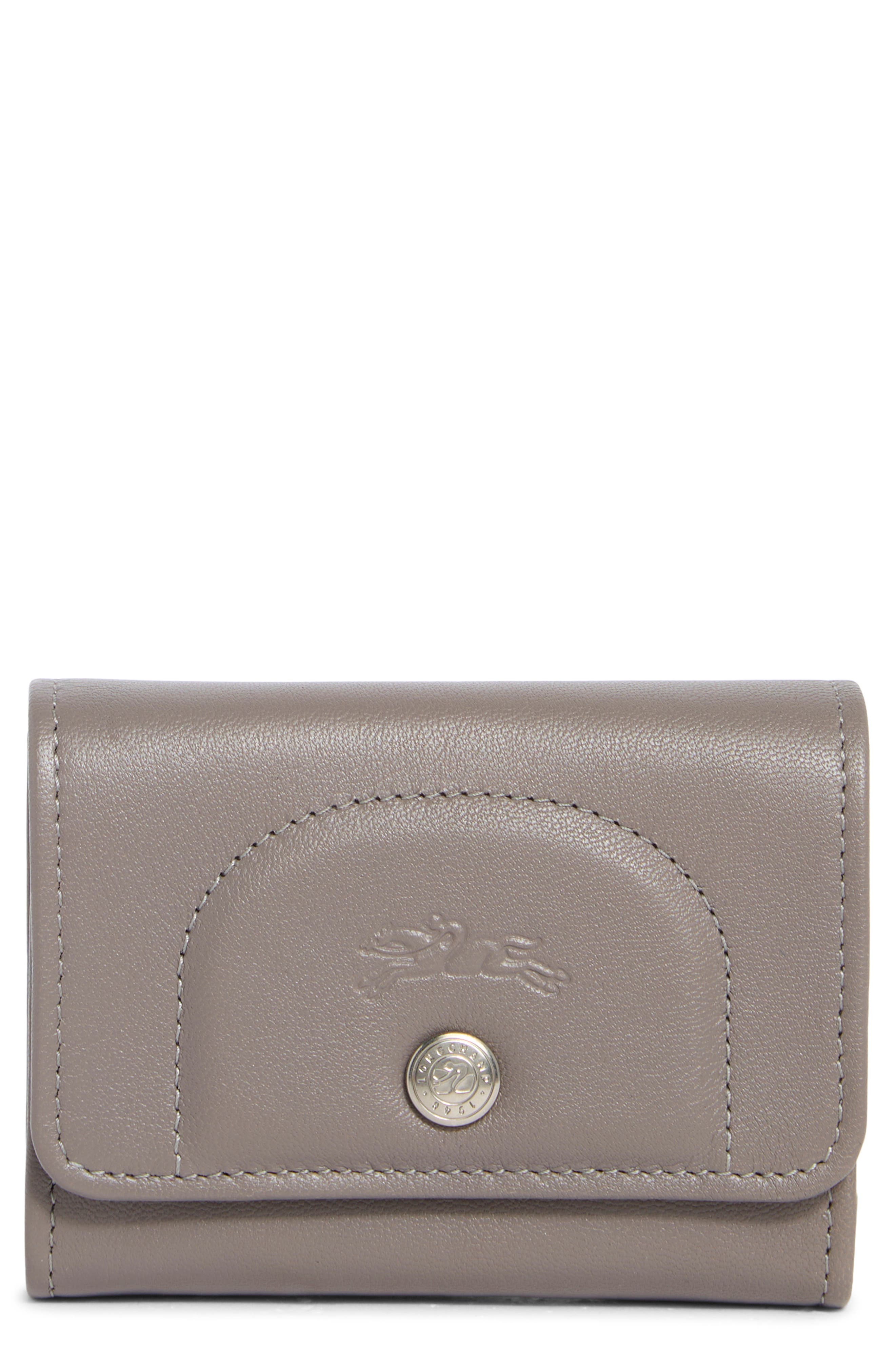 Longchamp Le Pliage Xtra Leather Flap Card Case