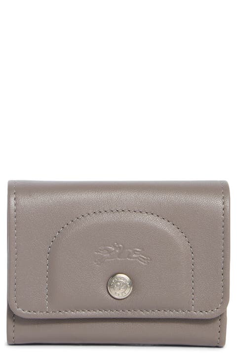 Le Pliage Xtra Leather Flap Card Case