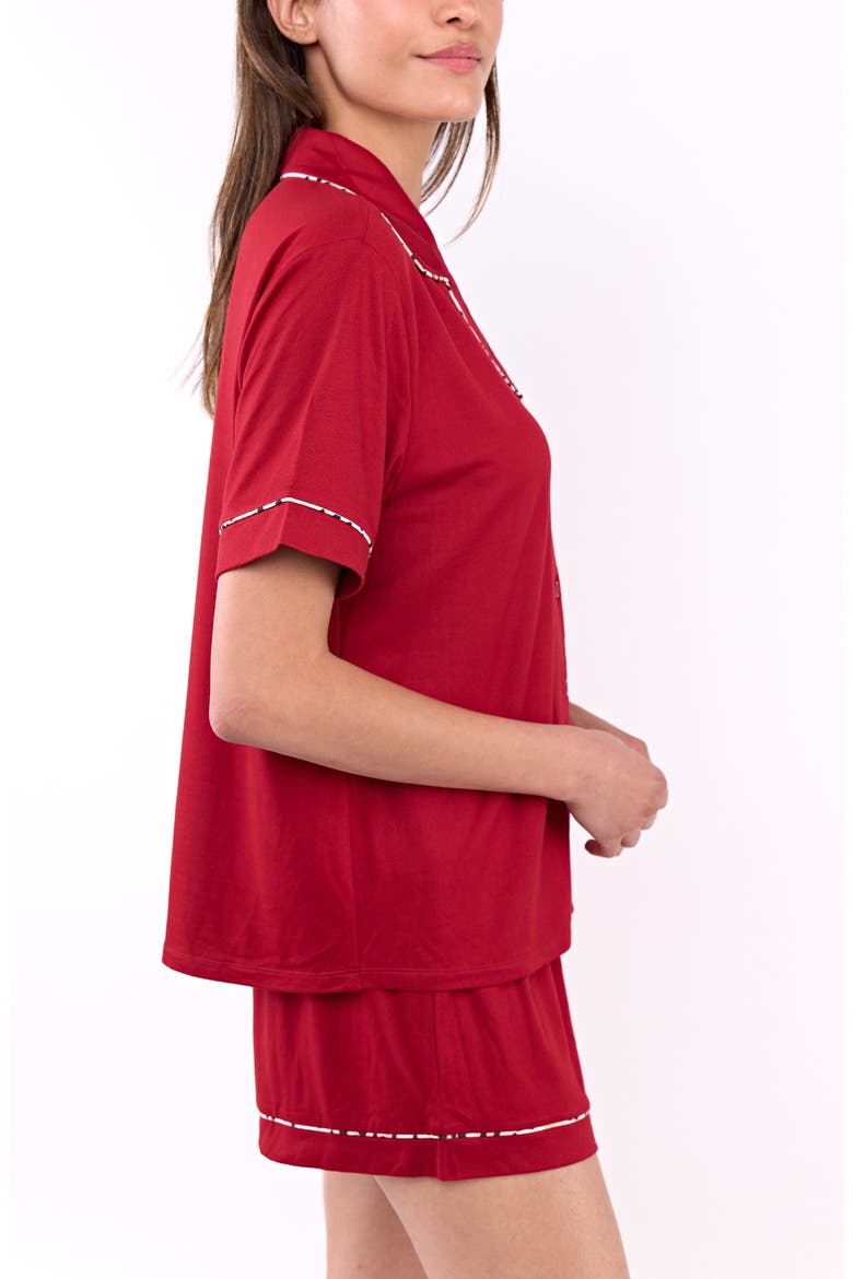 Brenna 3-Piece Pajama Set, Alternate, color, LIPSTICK