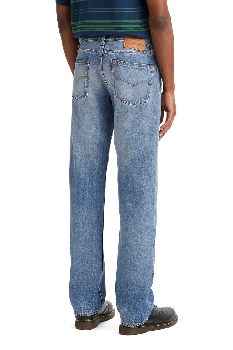 555™ Relaxed Straight Jeans, Alternate, color, INDIGO CHAMPION