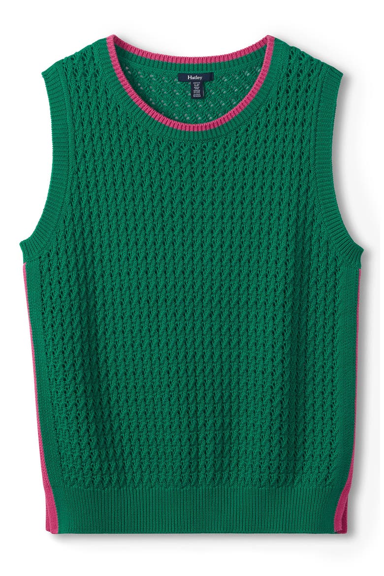 Arcadia Cruz Cotton Sweater Vest, Alternate, color, ARCADIA