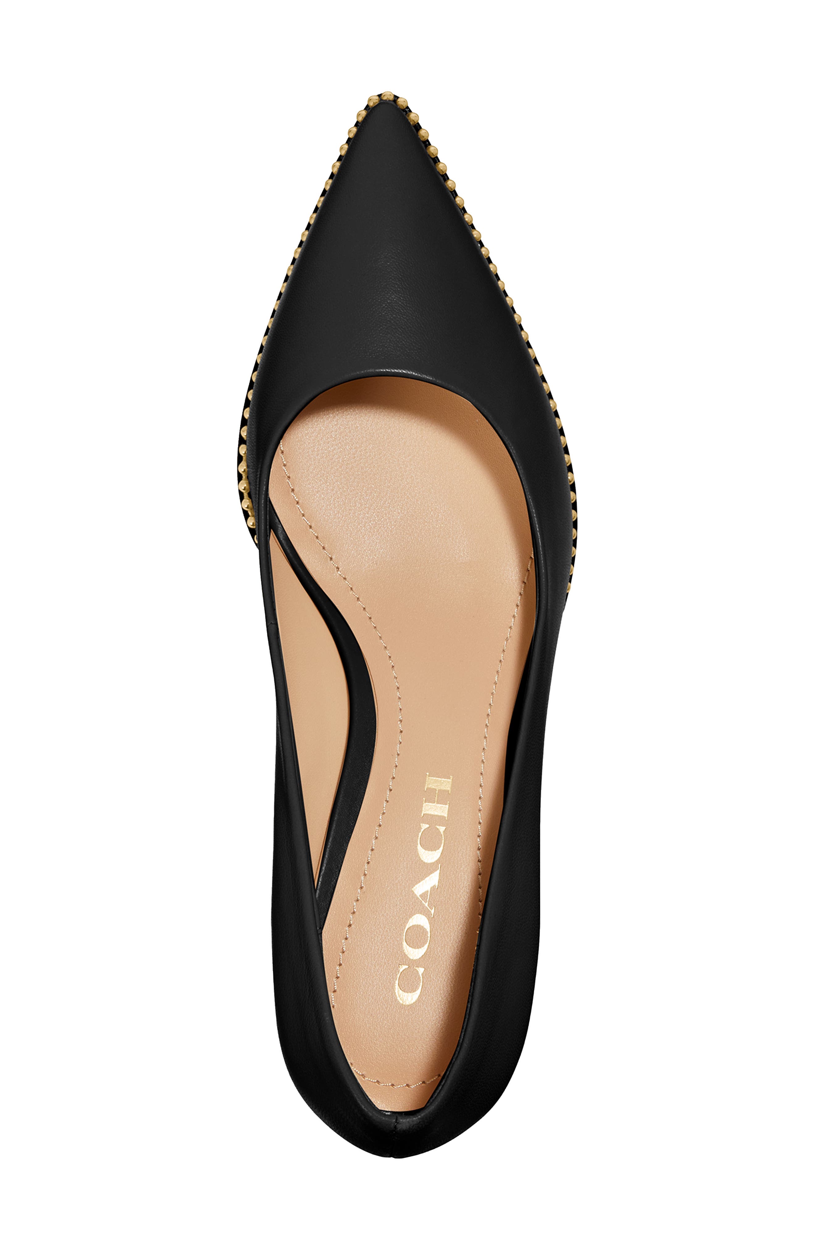 COACH Jackie Ball Chain Pointed Toe Pump, Alternate, color, 
