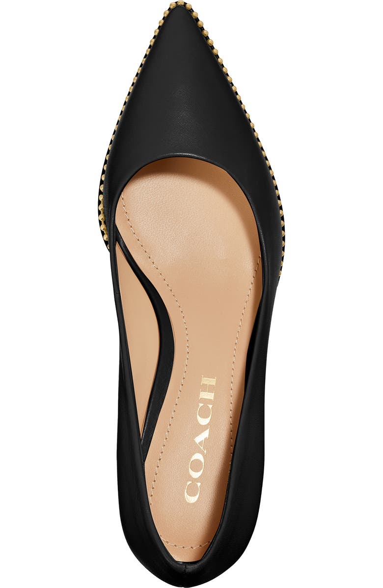 COACH Jackie Ball Chain Pointed Toe Pump, Alternate, color,