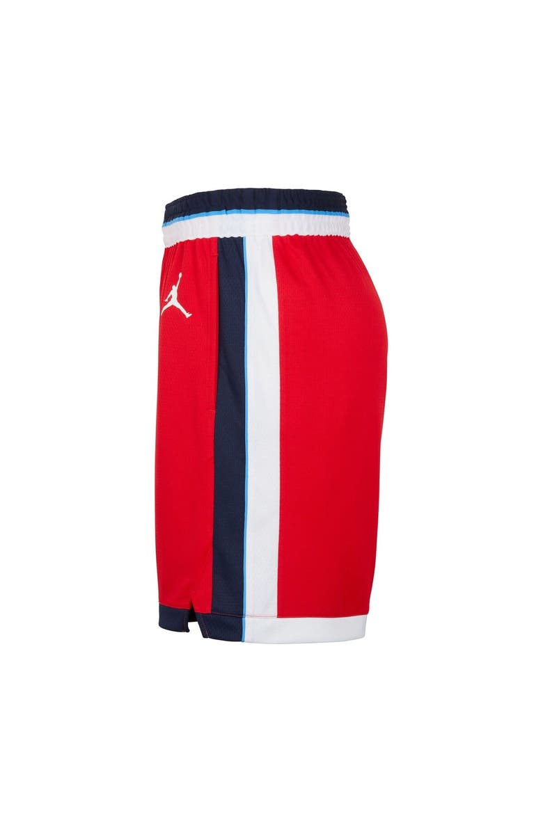 Jordan Brand Men's Jordan Brand Red LA Clippers 2024/25 Statement Edition Swingman Performance Shorts, Alternate, color, Red