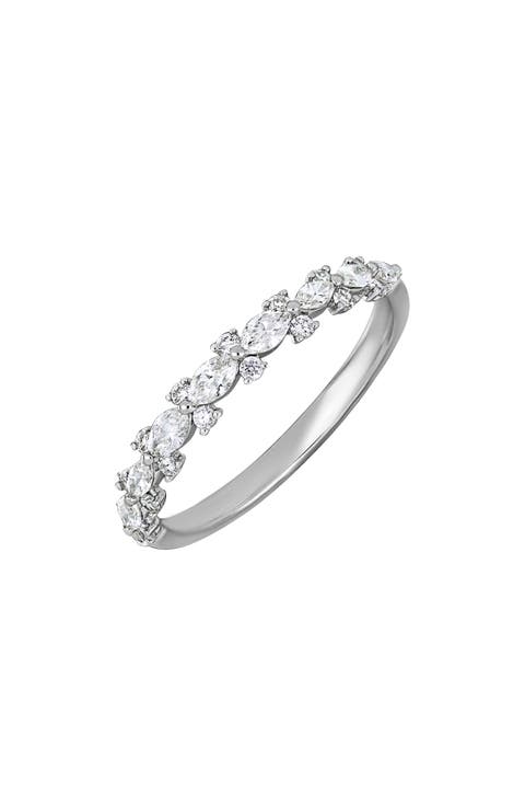 Audrey 18k Gold Diamond Stackable Ring