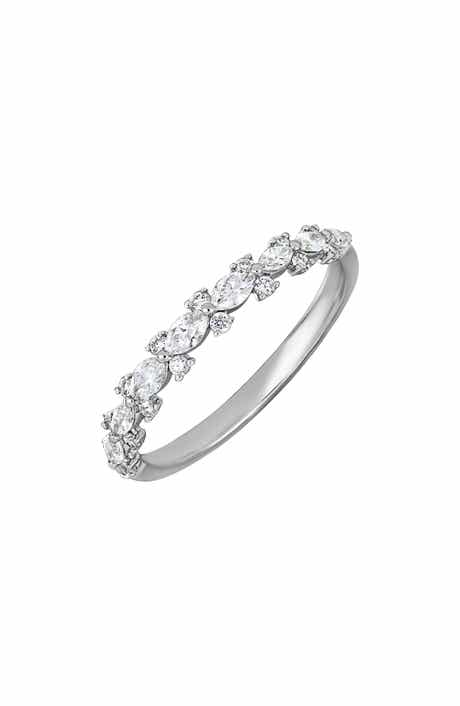 Audrey 18k Gold Diamond Stackable Ring