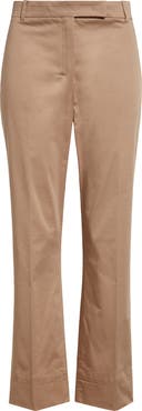 Max Mara Felice Stretch Cotton Crop Pants | Nordstrom