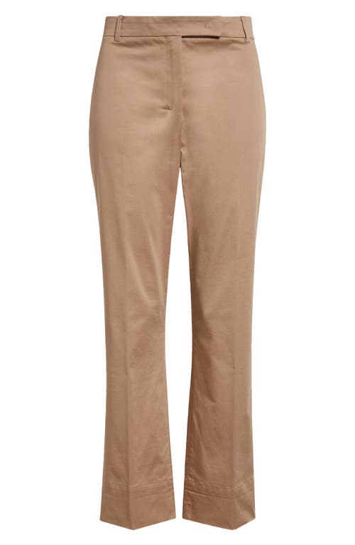 Max Mara Felice Stretch Cotton Crop Pants In Colonial
