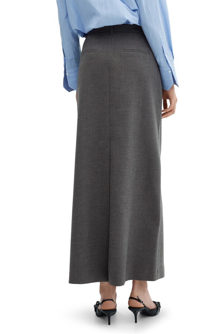 Back Slit Skirt, Alternate, color, GREY