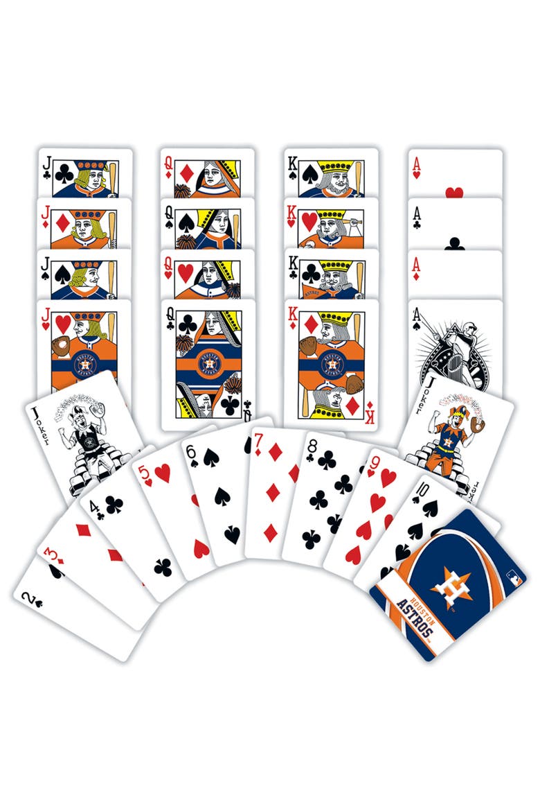 Houston Astros Playing Cards, Alternate, color, Multicolor