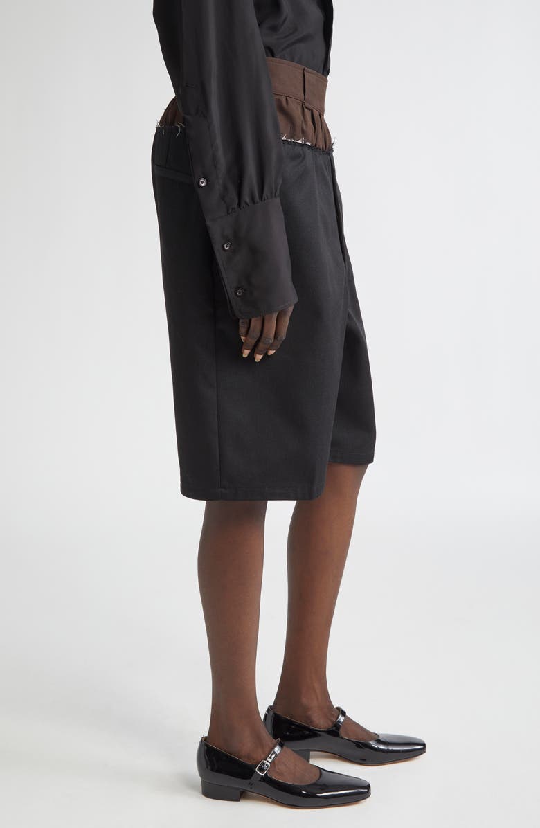 Maison Margiela Anonymity of the Lining Shorts, Alternate, color, Black