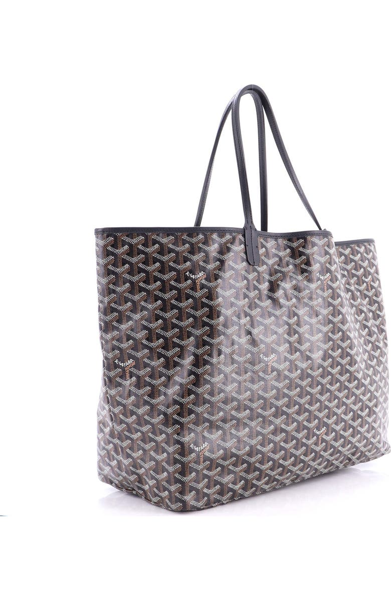 Pre-Owned Goyard Saint Louis Tote Coated Canvas GM, Alternate, color, Black