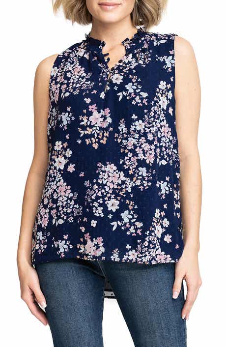 GIBSONLOOK Respect the Ruffle Sleeveless Top