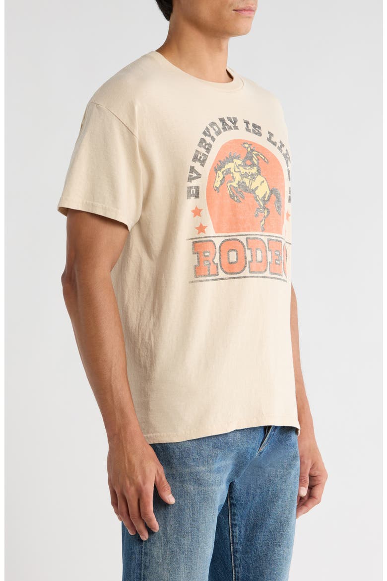 Everyday is Like a Rodeo Graphic T-Shirt, Alternate, color, SAND