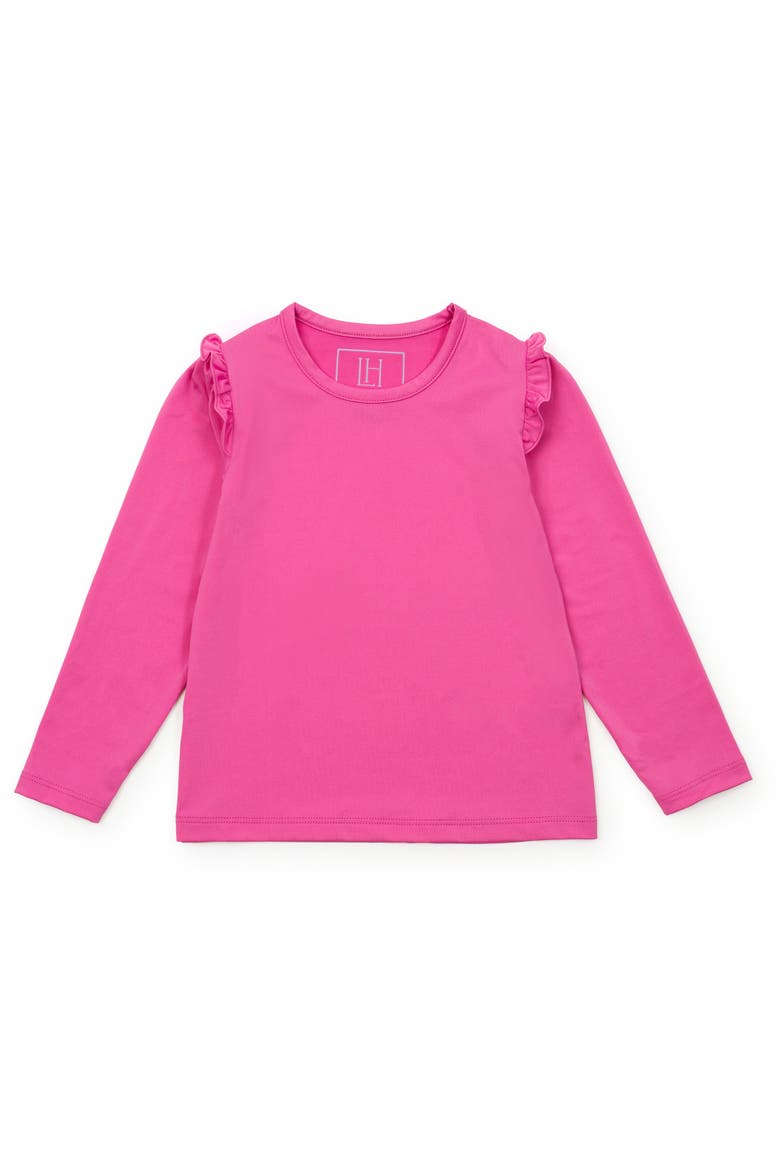 Mia Girls' Longsleeve Top by LH Sport, Main, color, Hot Pink