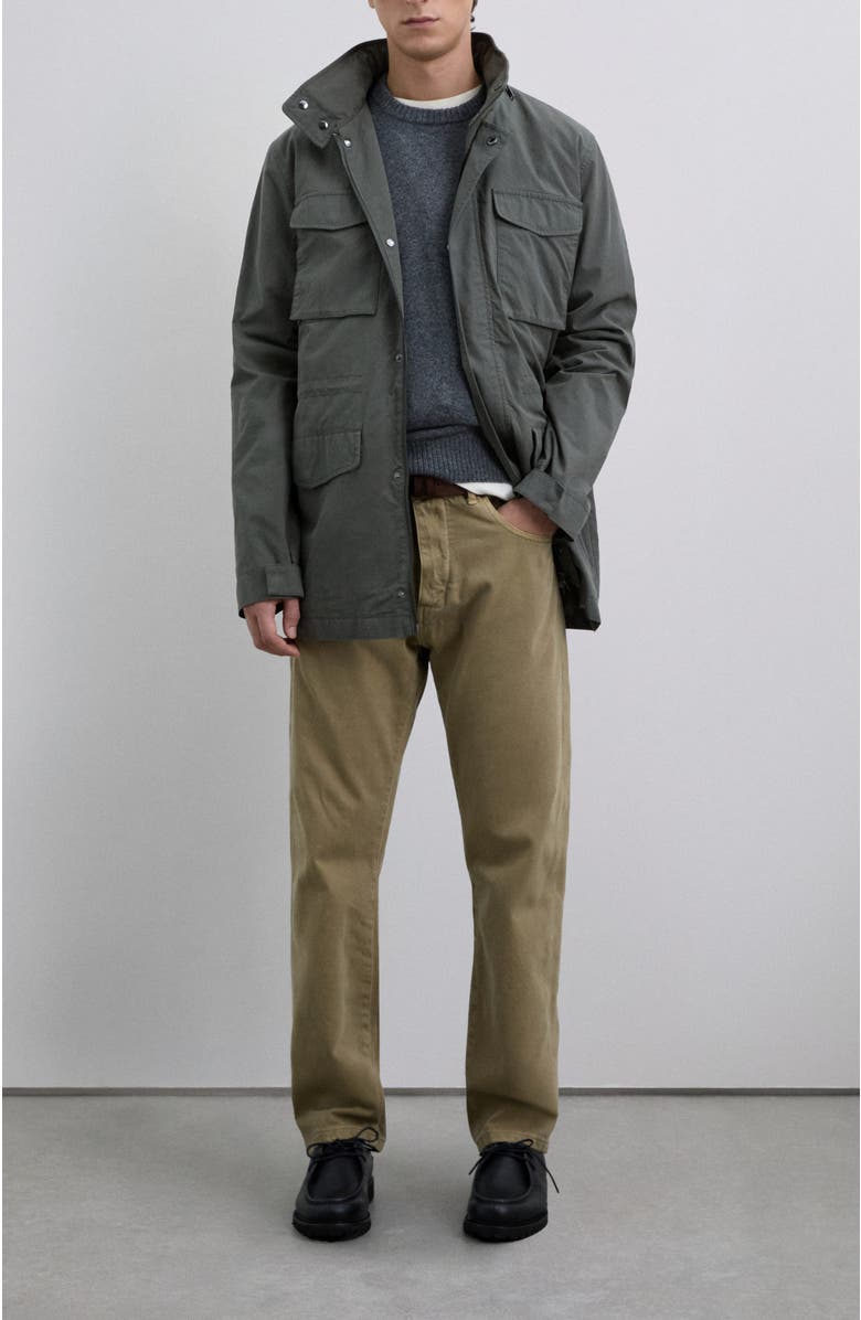 Scalpers Seal Military Jacket, Alternate, color, Khaki