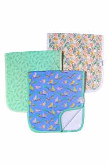 Copper Pearl Assorted 3-Pack Burp Cloths