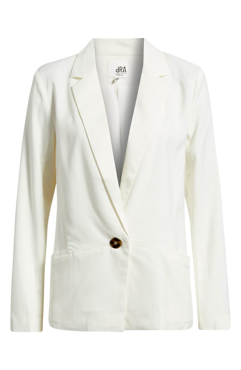 dRA Catherine One-Button Blazer, Alternate, color, White
