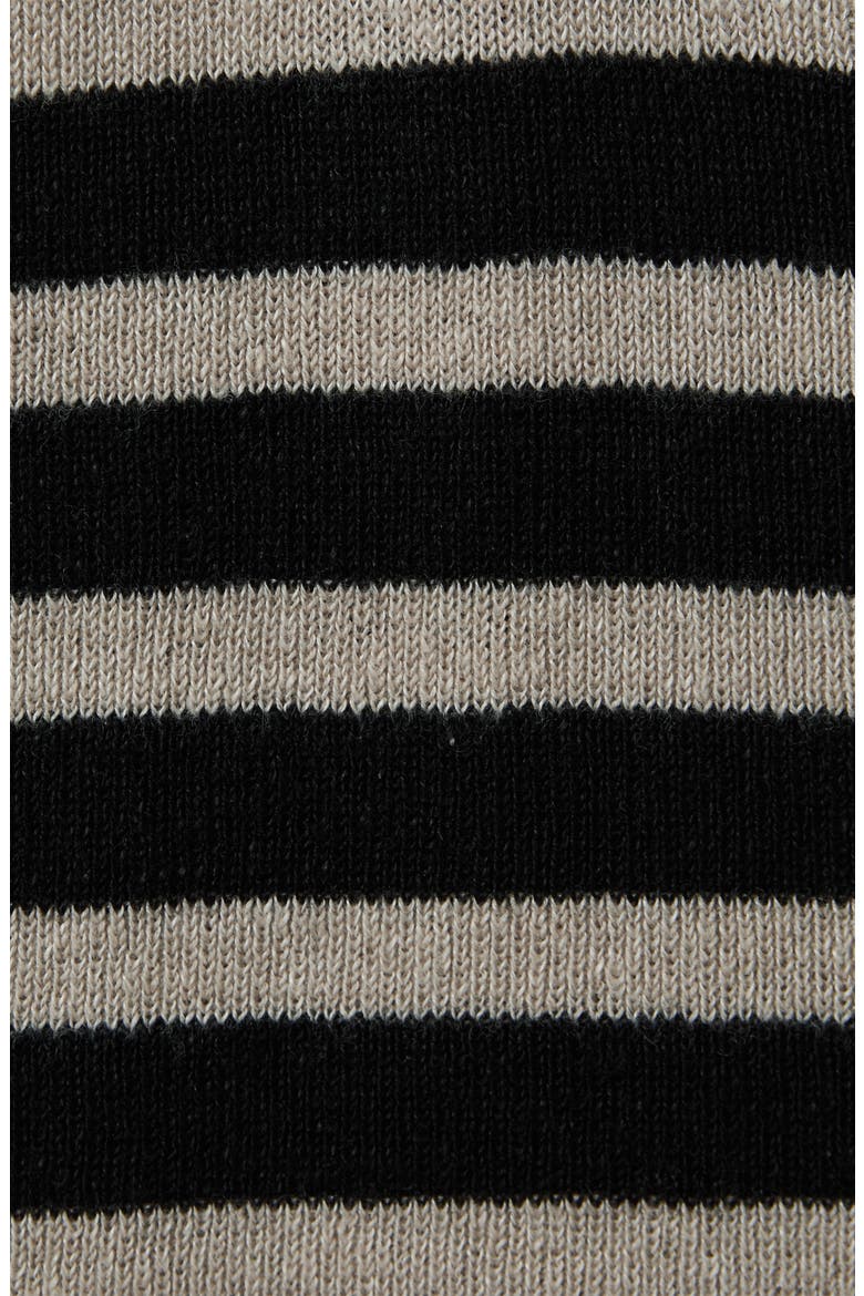 Evelyn Stripe Sweater Tank, Alternate, color, BLACK/ CAMEL