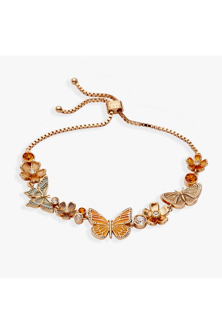 New York Botanical Garden® Butterfly Inline Bolo, Main, color, Gold