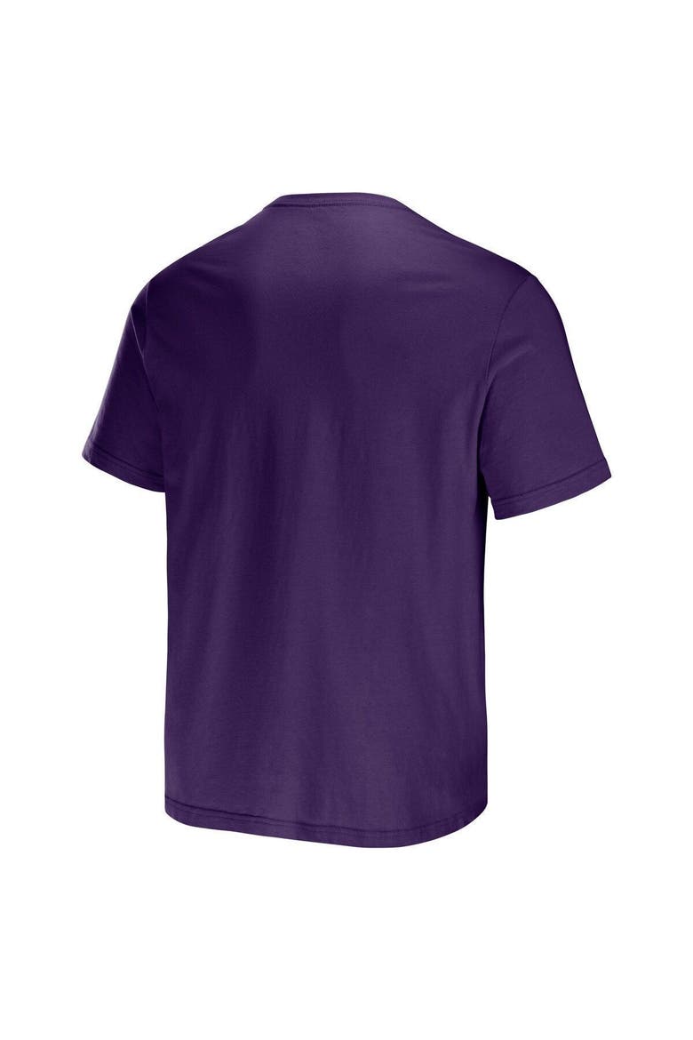 Men's NFL x Darius Rucker Collection by Fanatics Purple Baltimore Ravens Stripe T-Shirt, Alternate, color, Purple