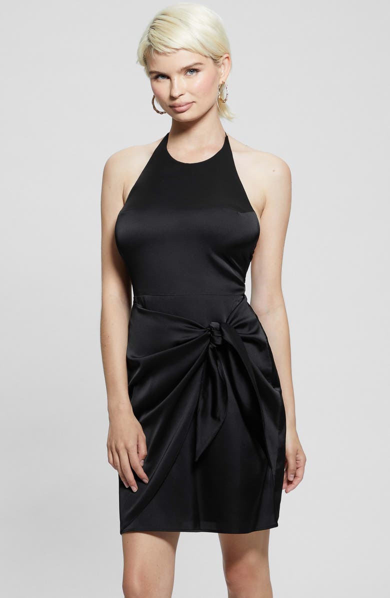 GUESS Harper Halter Dress, Alternate, color,