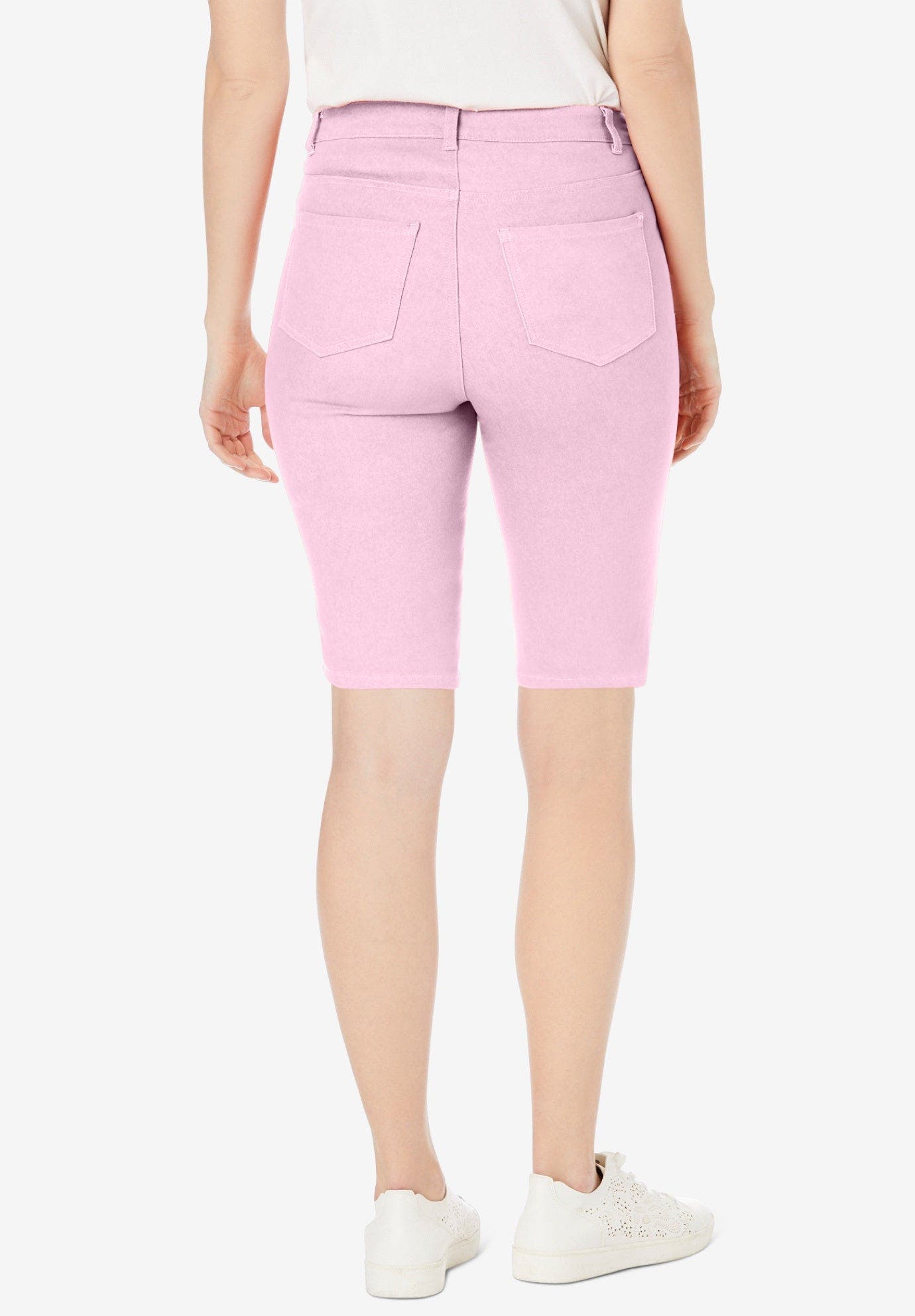 True Fit Stretch Denim Bermuda Short - image 2