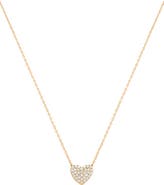 Bearfruit Jewelry Sterling Silver 18k Gold Plated Crystal Heart Necklace Meaningful Everyday